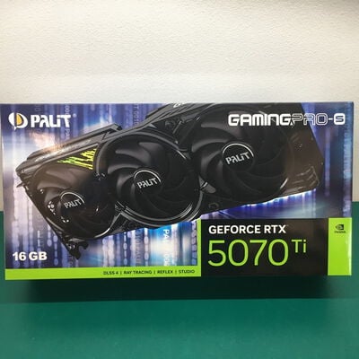 【佐賀南部バイパス店】中古  Palit NE7507T019T2-GB2031U(RTX5070Ti GamingPro-S) 5250000829 