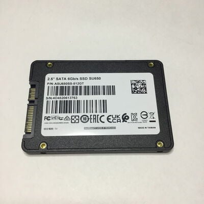 【松山環状枝松店】中古  ADATA ASU6500SS-512GT(2.5インチ SSD 512GB SATA) 4560001310 