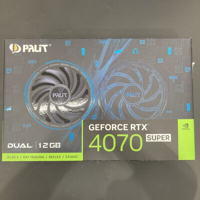 【宇都宮鶴田店】中古  Palit NED407S019K9-1043D (RTX4070 SUPER 12GB) 163398 