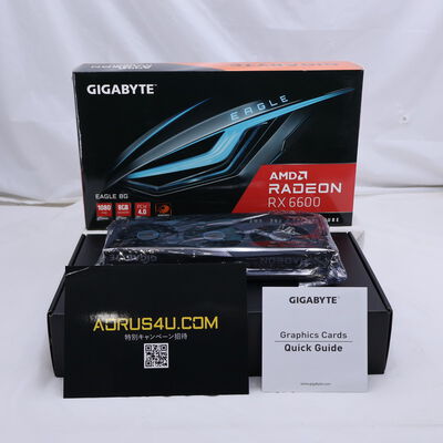 【通販センター】中古  GIGABYTE Radeon RX 6600 8 GB EAGLE（RX6600 8GB） 3480043389 