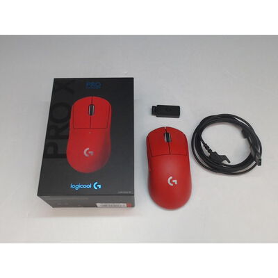 【前橋ｲﾝﾀｰｱｶﾏﾙ店】中古  Logicool PRO X SUPERLIGHT RED 4540001613 