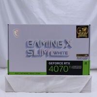 中古  MSI GeForce RTX 4070 Ti SUPER 16G GAMING X SLIM WHITE（RTX4070Ti SUPER 16GB） 3480042069 