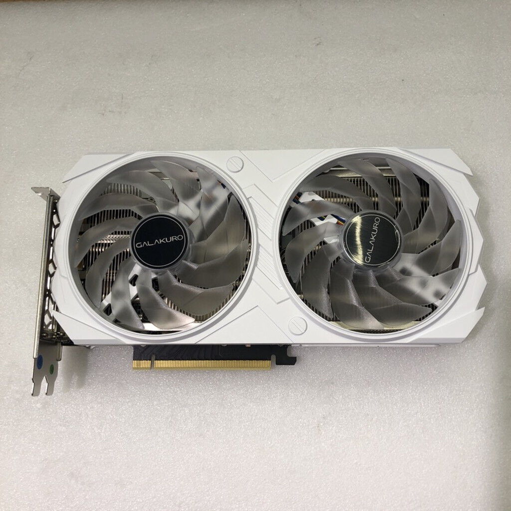 パーツ Gdd 中古 玄人志向 GK-RTX4060Ti-E8GB/WHITE/DF (RTX4060Ti 8GB