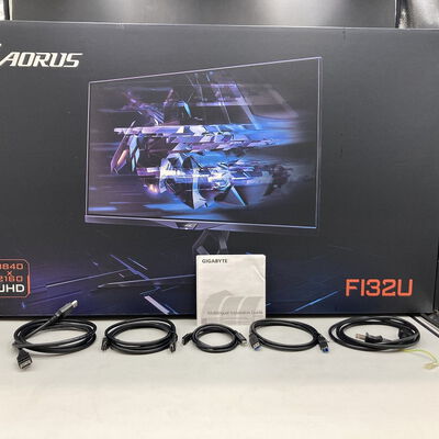 【熊本浜線店】中古  GIGABYTE AORUS FI32U(3840x2160/4K/31.5ｲﾝﾁ/144Hz) 5370001015 