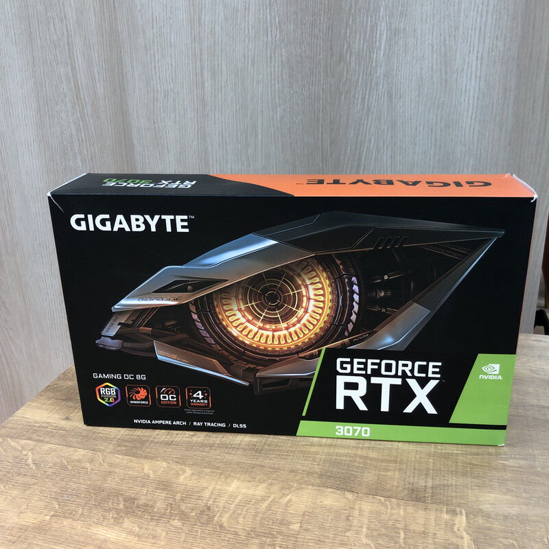 中古 GIGABYTE GV-N3070GAMING OC-8GD (RTX3070 8G) 143899