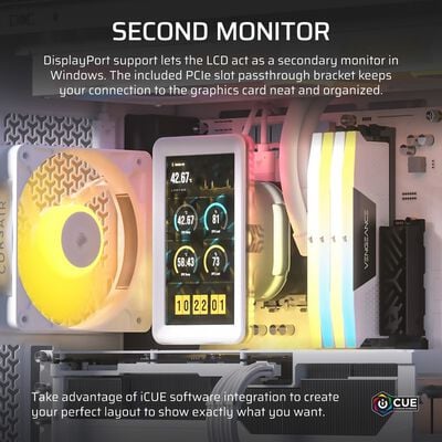 Corsair  iCUE LINK 5" LCD Screen Module White CW-9061044-WW (ホワイト) 