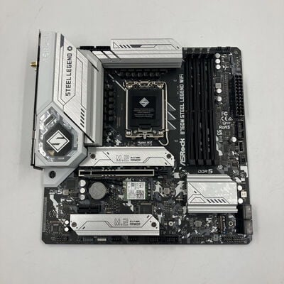 【なんば店】中古  ASRock B760M Steel Legend WiFi (B760 mATX DDR5) 167293 