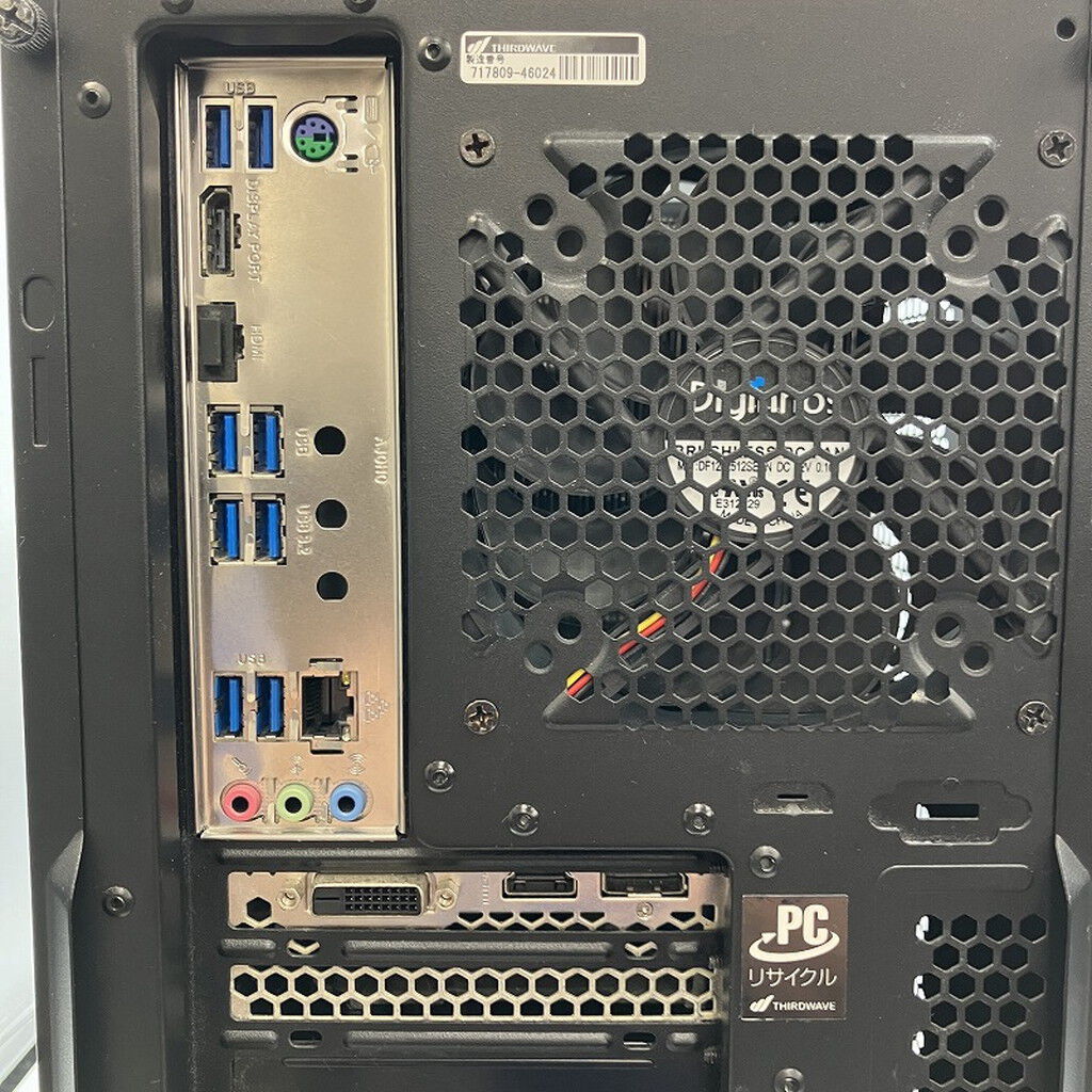 中古 THIRDWAVE GALLERIA AXV (Ryzen 7 3700X/32GB/SSD512GB/HDD2TB