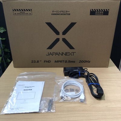 【甲府飯田店】中古  JAPANNEXT JN-IPS238G200F-HSP-W [23.8インチ 200Hz(1920&times;1080) ホワイト] 4720002211 