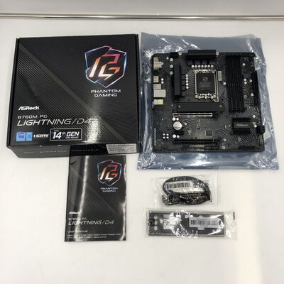 【福井日之出店】中古  ASRock B760M PG Lightning/D4(B760 1700 mATX DDR4) 5200001085 