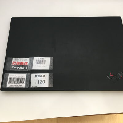 【佐賀南部バイパス店】中古  ThinkPad X1 Carbon Gen 8(i7-10610U/16GB/SSD512GB/14/2560x1440/W11P) 5250001345 