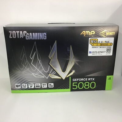 【福山ココローズ店】中古  ZOTAC GAMING GeForce RTX 5080 AMP Extreme INFINITY 5090000653 