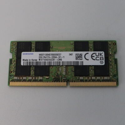 【札幌店】中古  DDR4 PC4-25600 32GB SODIMM ノート用 148255 