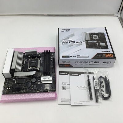 【白山FM松任店】中古  ASRock B650M PRO X3D WIFI(B560M AM5 mATX DDR5) 3480038992 