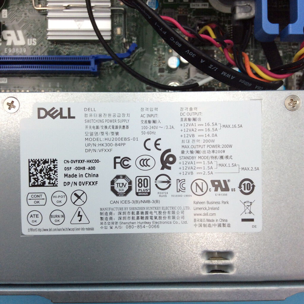 中古 DELL Optiplex 5080(i5 10500/8GB/SSD256GB/W11P) 3410013714