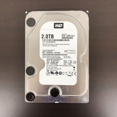 【長野稲里店】中古  各社 3.5インチ HDD 2TB SATA （デスクトップ用） 121849 