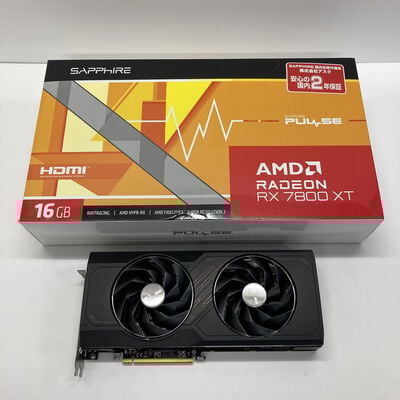 【神戸・三宮店】中古  SAPPHIRE 11330-02-20G PULSE RX7800XT GAMING (RX7800XT 16GB) 162728 