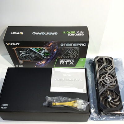 【松山環状枝松店】中古  Palit NED307T019P2-1046A (RTX3070Ti 8GB) 146275 