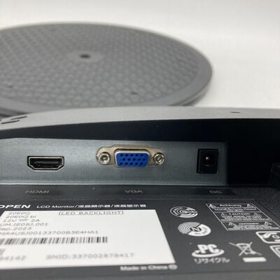 【堺七道店】中古  Acer AOPEN E0 20E0Qbi [19.5インチ ブラック] 75Hz 1600x900 3480038501 