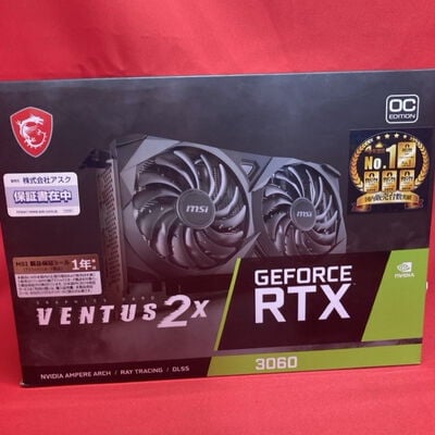 【千葉店】中古  MSI GeForce RTX 3060 VENTUS 2X 12G OC (RTX3060 12GB) 144777 