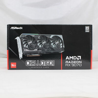 【通販センター】中古  ASRock Radeon RX 9070 Challenger 16GB（RX9070 16GB） 3480035035 