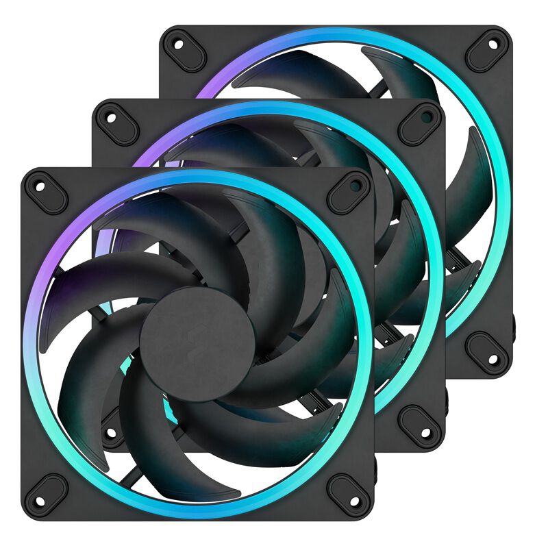 Fractal Design Momentum 14 RGB 3-pack Black FD-F-MR1-1403 (3個