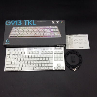 【秋葉原本店】中古  Logicool G913-TKL-TCWH (ワイヤレス薄型ゲーミングキーボード) 182909 