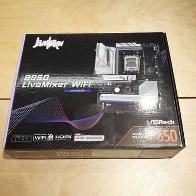 【鹿児島店】中古  ASRock B850 LiveMixer WiFi (B850 AM5 ATX DDR5) 175466 
