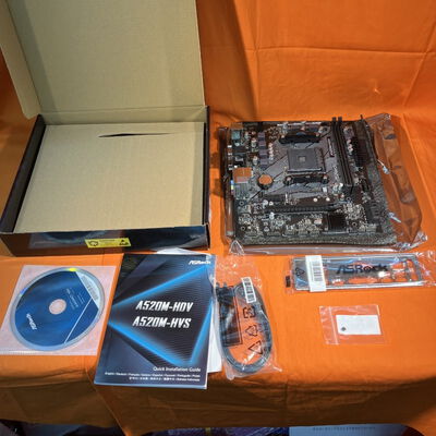 【なんば店】中古  ASRock A520M-HDV (A520 AM4 mATX DDR4) 143667 