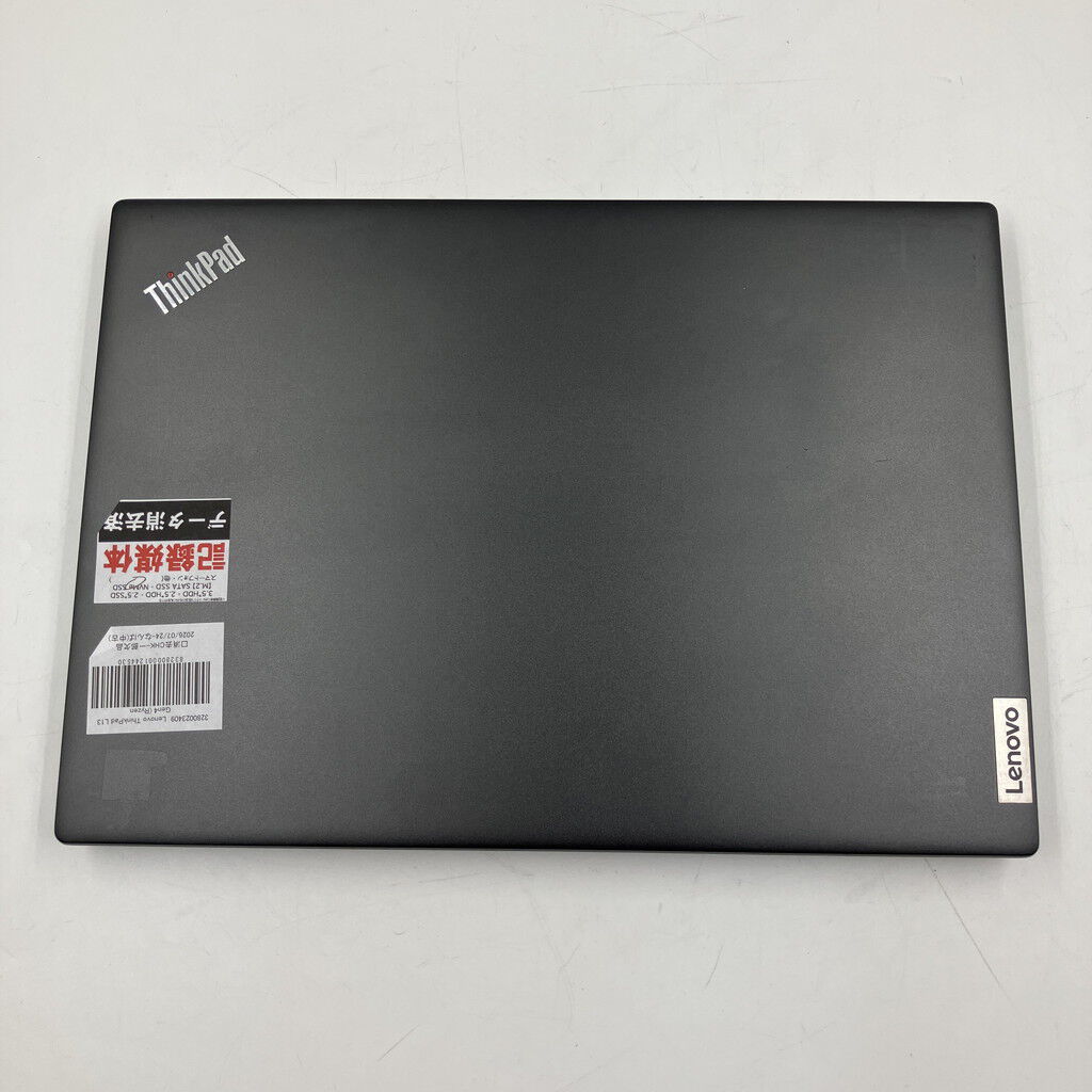 中古 Lenovo ThinkPad L13 Gen4 (Ryzen 5 7530U/16GB/SSD256/WLAN/13.3