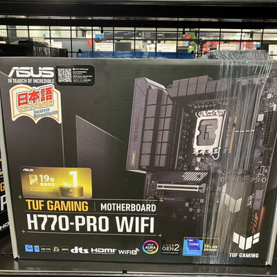 【宮崎恒久店】中古  ASUS TUF GAMING H770-PRO WIFI(H770 1700 ATX DDR5) 5160000369 