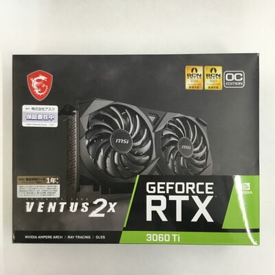 【松山環状枝松店】中古  MSI GeForce RTX 3060 Ti VENTUS 2X OC (RTX3060Ti 8GB) 144193 