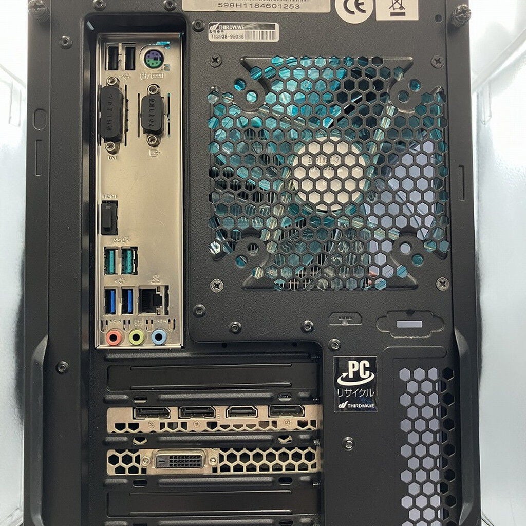 中古 THIRDWAVE GALLERIA XF(i7 8700K/32GB/SSD1TB+720GB/RTX2070/W11H