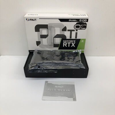 【津ラッツ店】中古  【LHR版】Palit NE6306TS19P2-190AD V1 (RTX3060Ti Dual OC V1 8GB) 146436 