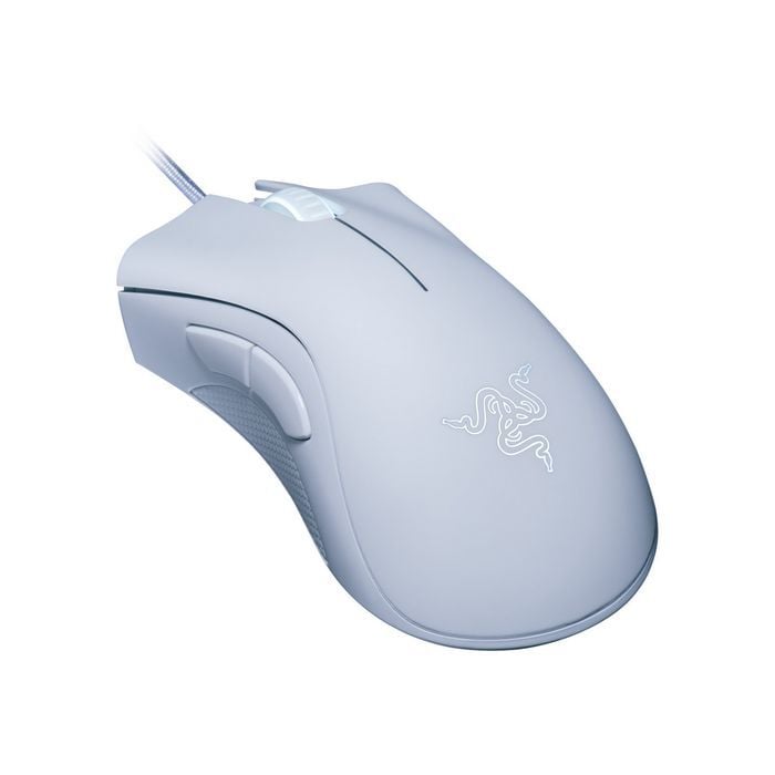 ホワイトキーボード & Razer Deathadder Essential Razer DeathAdder Essential Gaming Mouse - White - us.MaxGaming.com