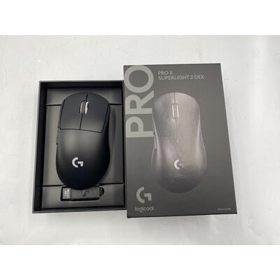 【座間相武台】中古  Logicool PRO X SUPERLIGHT 2 DEX GPROXSL-WLDEXBK (ブラック) 4510002953 