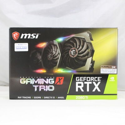 【通販センター】中古  MSI GeForce RTX 2080 Ti GAMING X TRIO（RTX2080Ti 11GB） 3480035038 