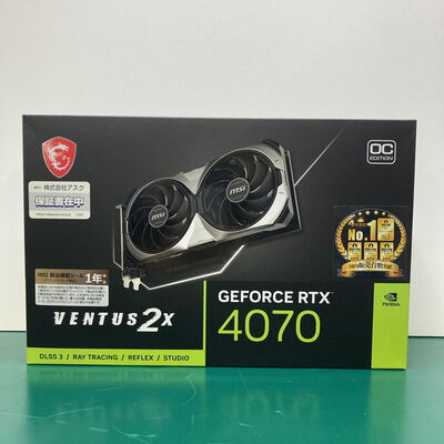 【神戸・三宮店】中古  MSI GeForce RTX 4070 VENTUS 2X 12G OC (RTX4070 12GB) 157129 