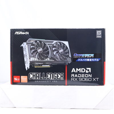 【通販センター】中古  ASRock AMD Radeon RX 9060 XT Challenger 16GB （RX9060XT 16GB） 3480041722 