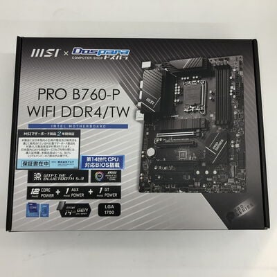【福山ココローズ店】中古  MSI PRO B760-P WIFI DDR4/TW (B760 1700 ATX DDR4) 5090000764 