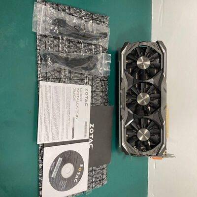 【富山本郷店】中古  ZOTAC ZT-P10800B-10P(GTX1080 8GB GDR5X AMP EX) 4760001534 