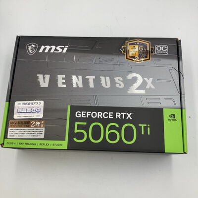 【水戸赤塚店】中古  MSI GeForce RTX 5060 Ti 8G VENTUS 2X OC PLUS 4680004101 