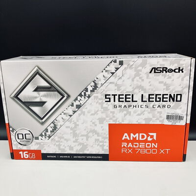 【熊本浜線店】中古  ASRock RX7800XT SL 16GO(RX7800XT Steel Legend OC) 5370001078 