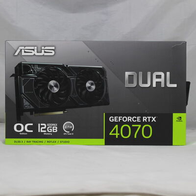【通販センター】中古  ASUS DUAL-RTX4070-O12G（RTX4070 12GB） 3480035530 