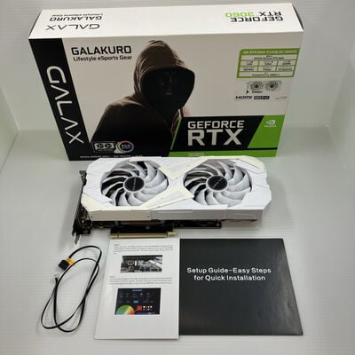 【秋葉原本店】中古  玄人志向 GK-RTX3060-E12GB/OC/WHITE (RTX3060 12GB) 144780 
