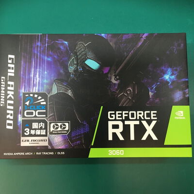【佐賀南部バイパス店】中古  玄人志向 GG-RTX3060-E12GB/OC/DF (RTX3060 12GB) 144779 
