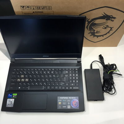 【松山環状枝松店】中古  MSI Katana15B13VFK-0225JP(i7-13620H/32GB/SSD512GB/なし/RTX4060 8G/1920x1080/15.6inch/W11H) 4560001849 