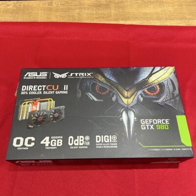 【静岡東瀬名店】中古  ASUS STRIX-GTX980-DC2OC-4GD5(GTX980 4G GDR5) 130792