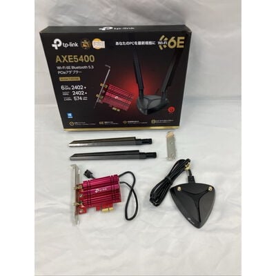 【仙台店】中古  tp-link Archer TXE75E AXE5400 Wi-Fi 6E Bluetooth 5.3 PCIeアダプター 3240009414 