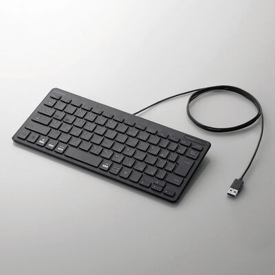 エレコム  TK-FCP096BK (有線超薄型ミニキーボード) 